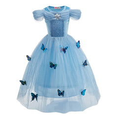 Children Costume Girl Dress Halloween Princess Cosplay Party Rapunzal Anna Elsa Birthday Clothes